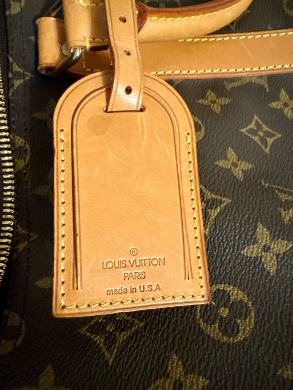 Authentic Louis Vuitton Keepall 55 Monogram Vintage Travel Duffle Bag - Picture 13 of 15